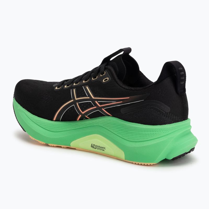 Încălțăminte de alergare pentru bărbați ASICS Gel-Kayano 32 black/vital green 3