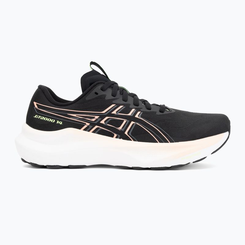 Încălțăminte de alergare pentru femei Asics GT-2000 14 black/sun coral 2