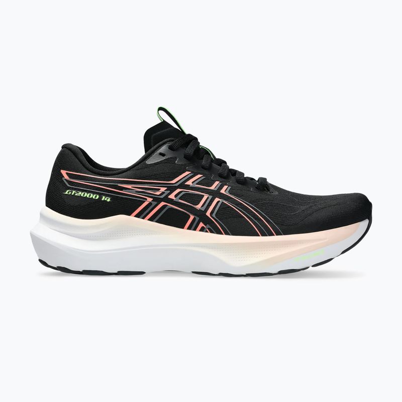 Încălțăminte de alergare pentru femei Asics GT-2000 14 black/sun coral 8