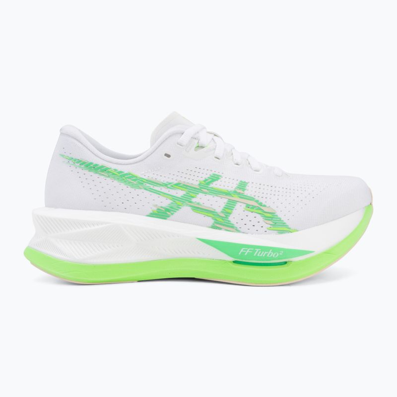 Încălțăminte de alergare pentru femei ASICS Sonicblast white/vital green 2