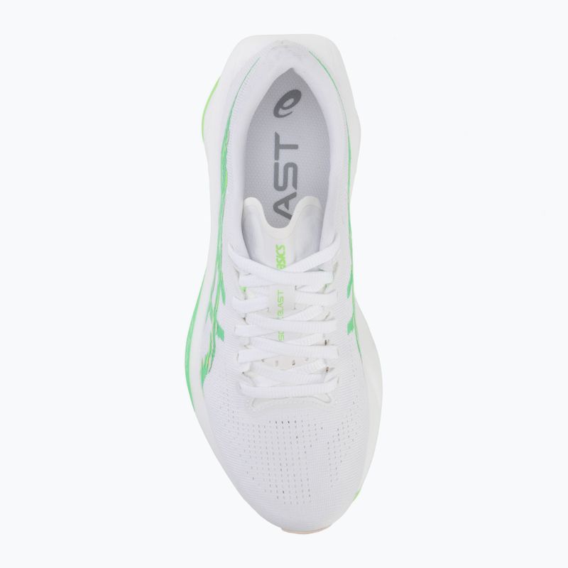 Încălțăminte de alergare pentru femei ASICS Sonicblast white/vital green 5