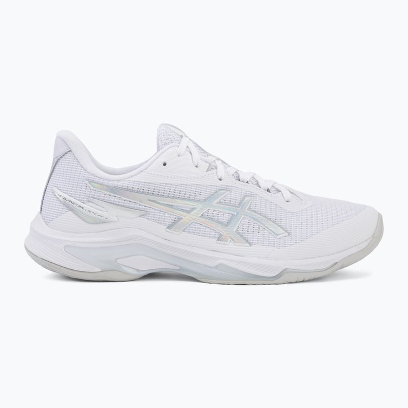 Pantofi pentru bărbați ASICS Netburner Ballistic FF 4 white/pure silver 2