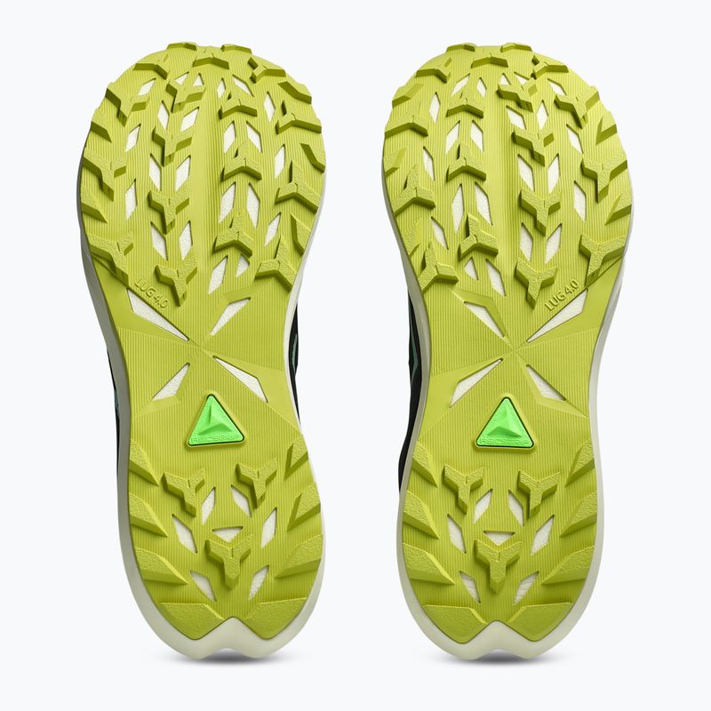 Încălțăminte de alergare pentru bărbați ASICS Fuji Lite 6 black/aurora green 13