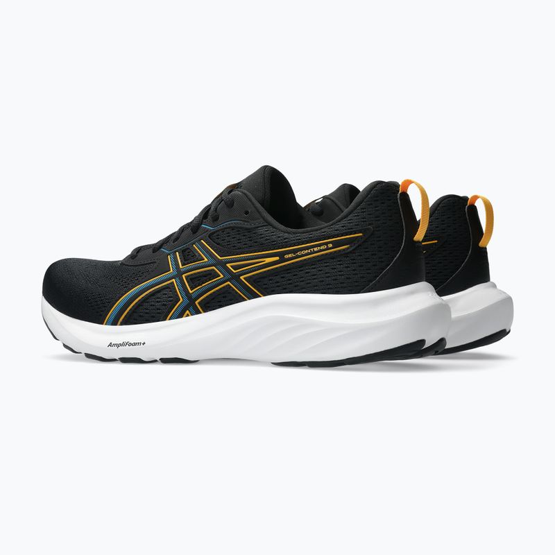 Încălțăminte de alergare pentru bărbați ASICS Gel-Contend 9 black/yamabuki 4