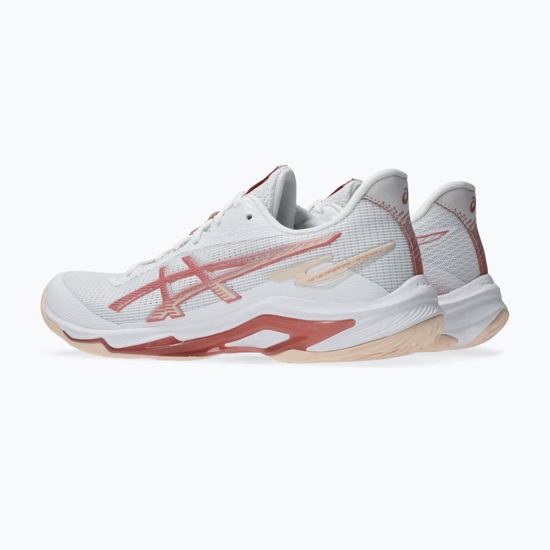 Încălțăminte de volei pentru femei ASICS Netburner Ballistic FF 4 white/rose rouge 11