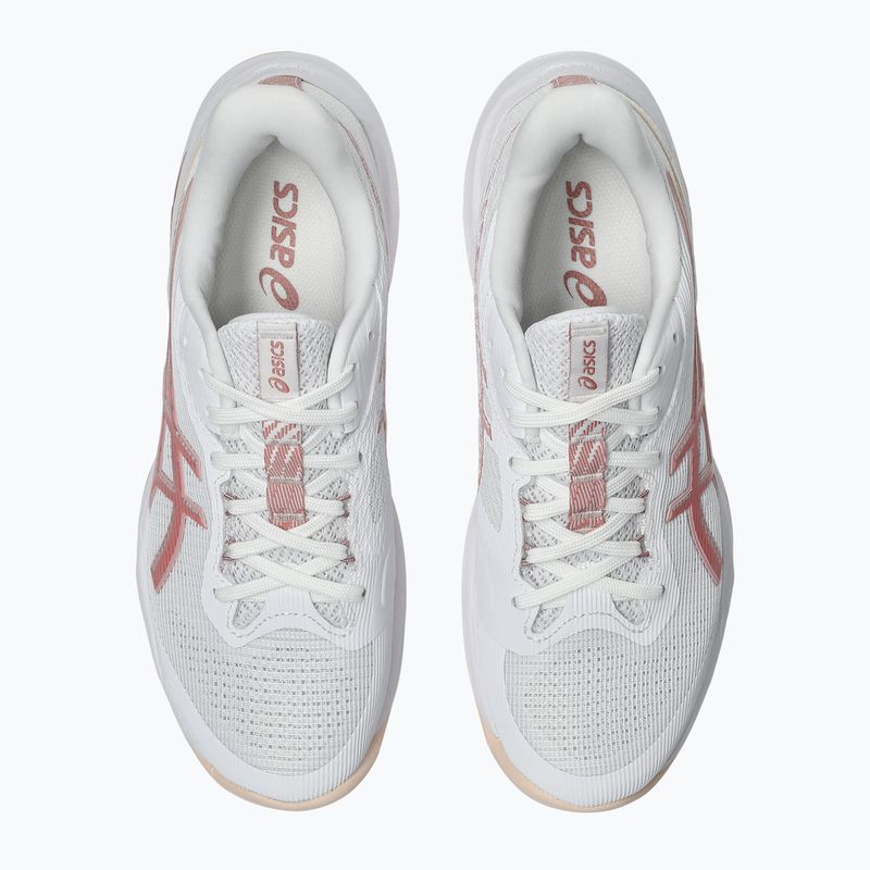 Încălțăminte de volei pentru femei ASICS Netburner Ballistic FF 4 white/rose rouge 13