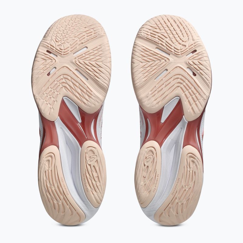 Încălțăminte de volei pentru femei ASICS Netburner Ballistic FF 4 white/rose rouge 14