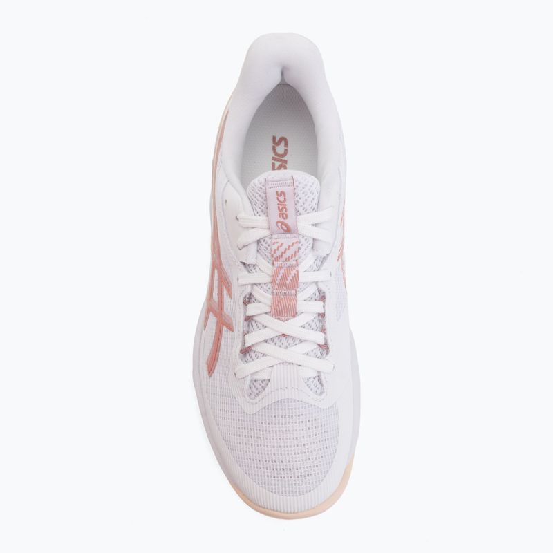 Încălțăminte de volei pentru femei ASICS Netburner Ballistic FF 4 white/rose rouge 5
