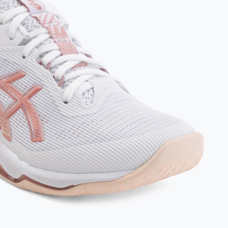 Încălțăminte de volei pentru femei ASICS Netburner Ballistic FF 4 white/rose rouge 7