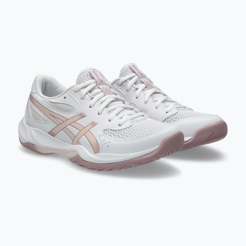 Încălțăminte de volei pentru femei ASICS Gel-Rocket 12 white/pearl pink 3