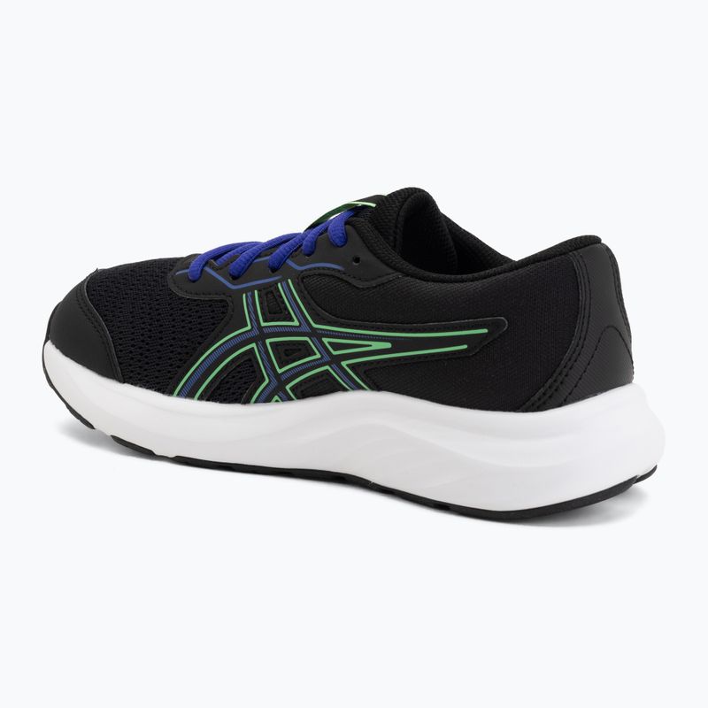 Încălțăminte de alergare pentru copii ASICS Contend 9 GS black/vital green 3