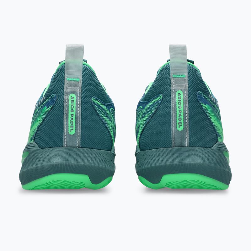 Încălțăminte de padel pentru bărbați Asics Sonicmash FF saba blue/vital green 5