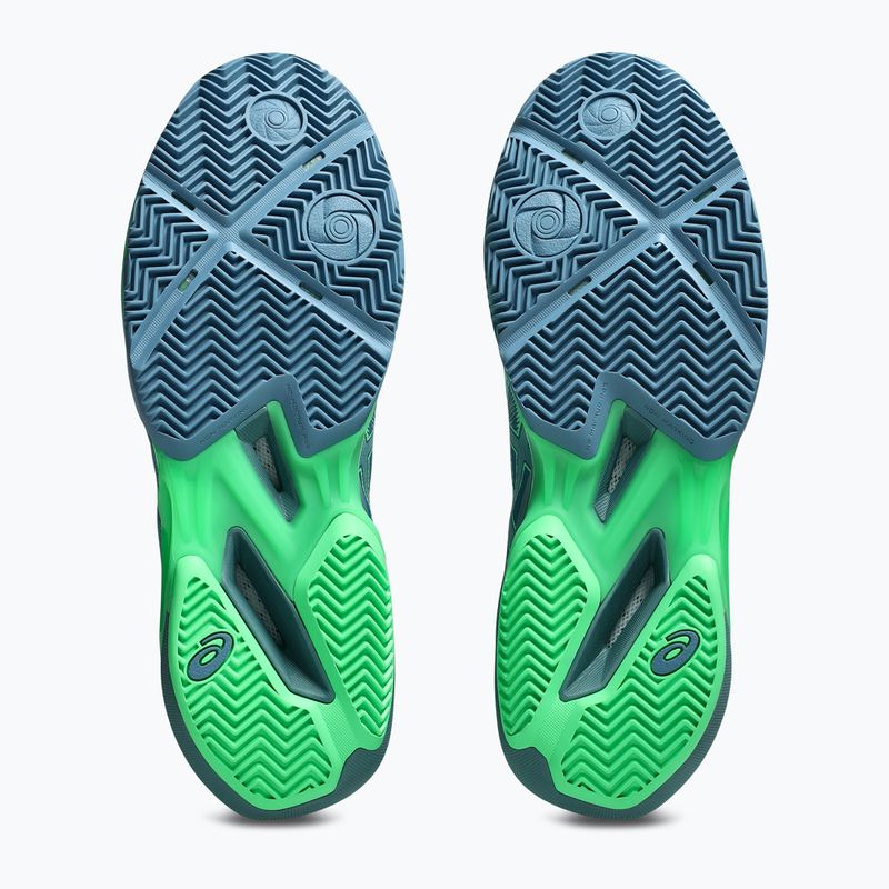 Încălțăminte de padel pentru bărbați Asics Sonicmash FF saba blue/vital green 7