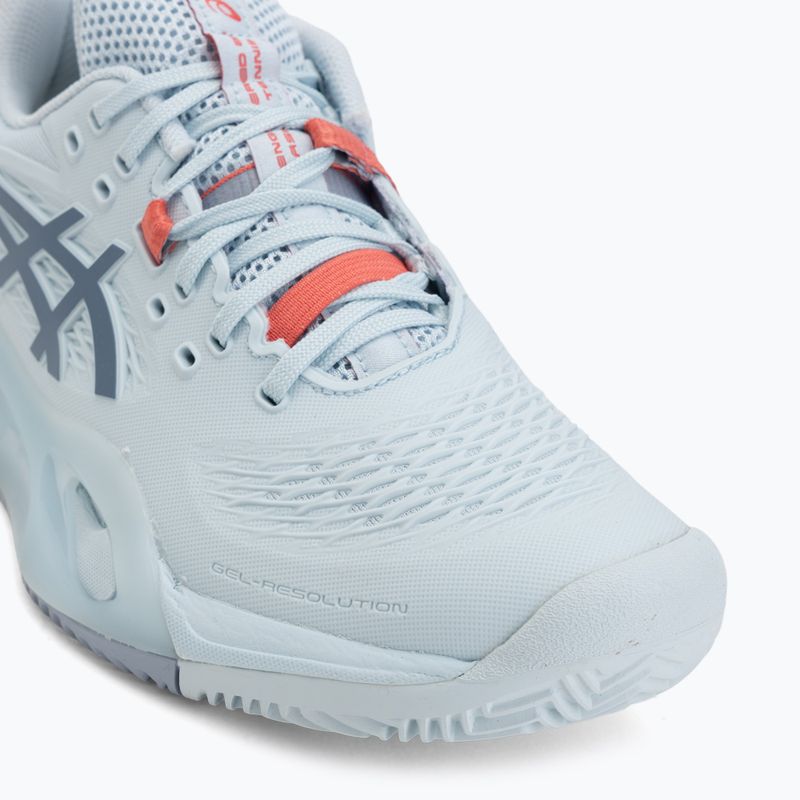 Încălțăminte de tenis pentru femei ASICS Gel-Resolution X Clay W sky/grey blue 7