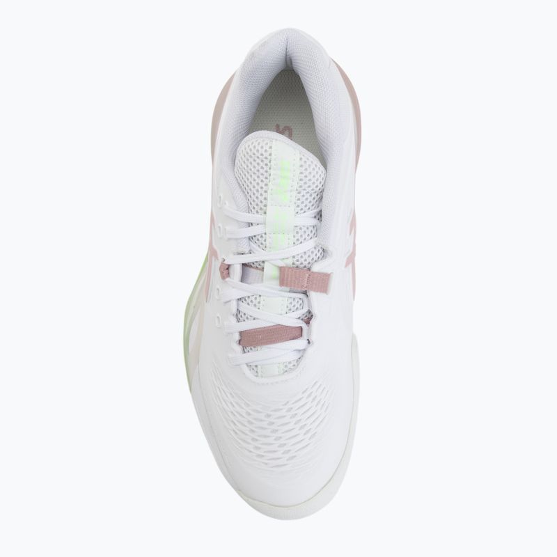 Încălțăminte de tenis pentru femei ASICS Gel-Resolution X Clay W white/morganite 5