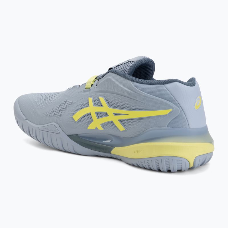 Încălțăminte de tenis pentru bărbați ASICS Gel-Resolution X grey blue/pistachio 3