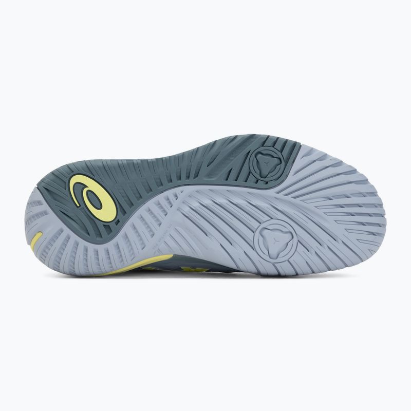 Încălțăminte de tenis pentru bărbați ASICS Gel-Resolution X grey blue/pistachio 4