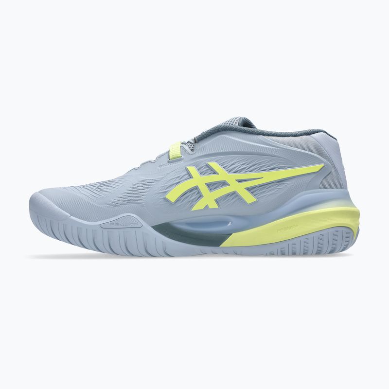 Încălțăminte de tenis pentru bărbați ASICS Gel-Resolution X grey blue/pistachio 2