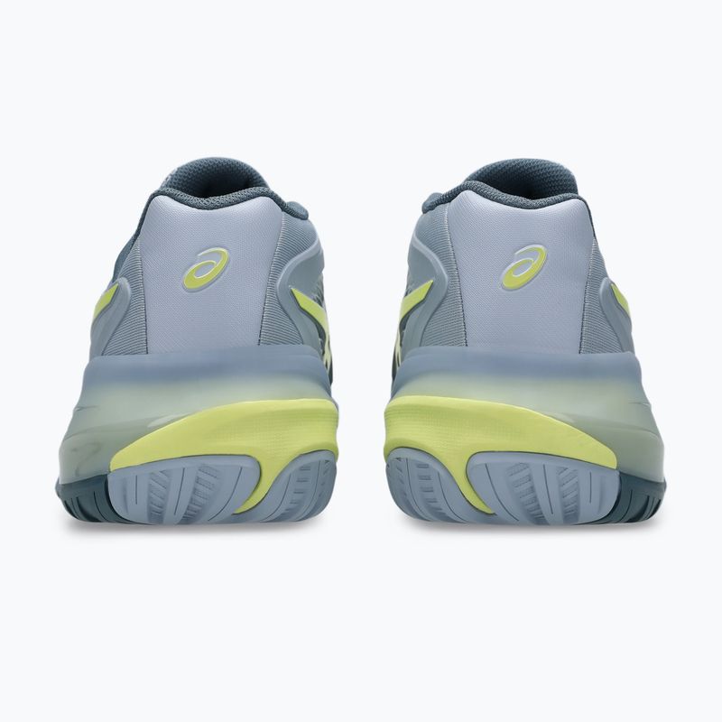 Încălțăminte de tenis pentru bărbați ASICS Gel-Resolution X grey blue/pistachio 5