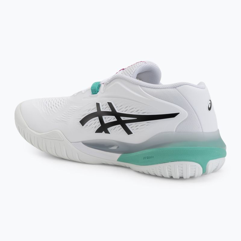 Încălțăminte de tenis pentru bărbați ASICS Gel-Resolution X white/aurora green 3