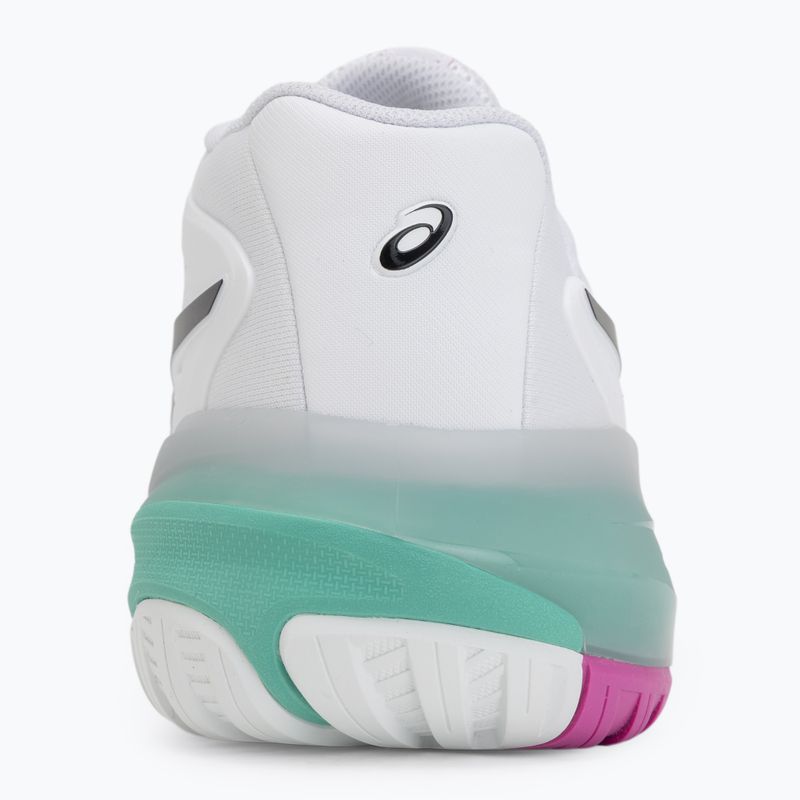 Încălțăminte de tenis pentru bărbați ASICS Gel-Resolution X white/aurora green 6