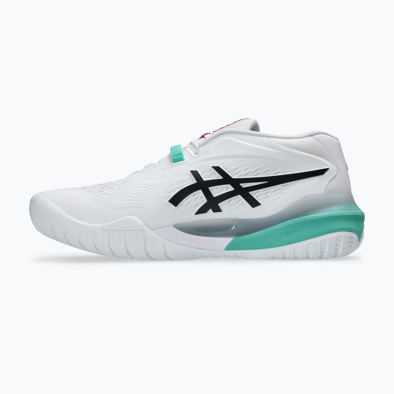 Încălțăminte de tenis pentru bărbați ASICS Gel-Resolution X white/aurora green 2