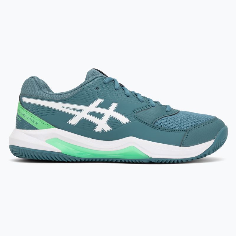 Încălțăminte de padel pentru bărbați ASICS Gel-Dedicate 8 misty pine/white 2