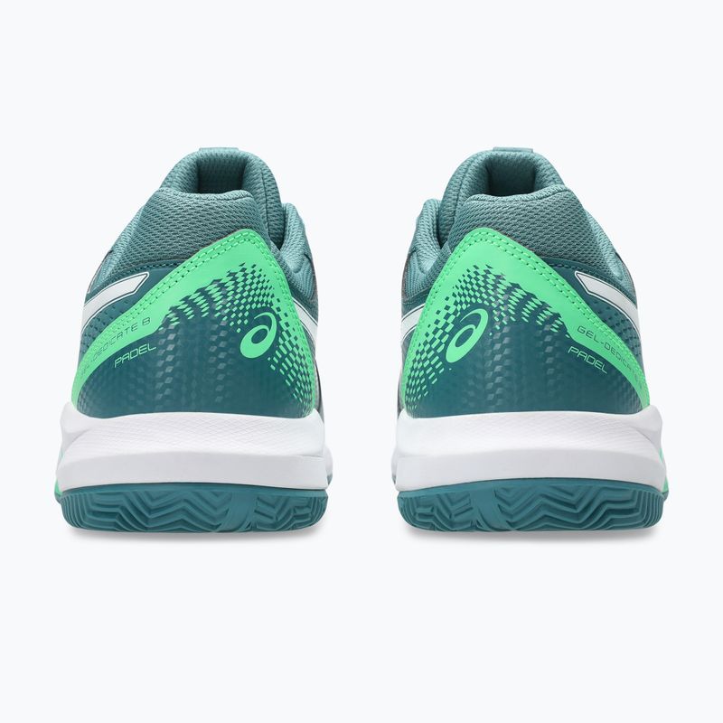 Încălțăminte de padel pentru bărbați ASICS Gel-Dedicate 8 misty pine/white 12