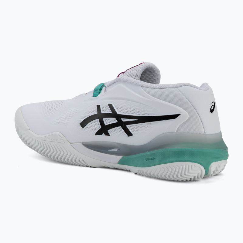 Încălțăminte de tenis pentru bărbați ASICS Gel-Resolution X Clay white/aurora green 3