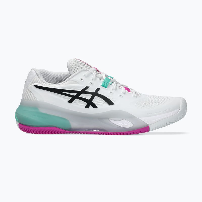 Încălțăminte de tenis pentru bărbați ASICS Gel-Resolution X Clay white/aurora green 8
