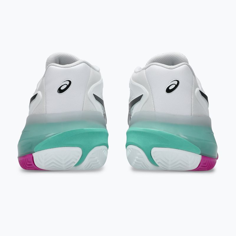 Încălțăminte de tenis pentru bărbați ASICS Gel-Resolution X Clay white/aurora green 12