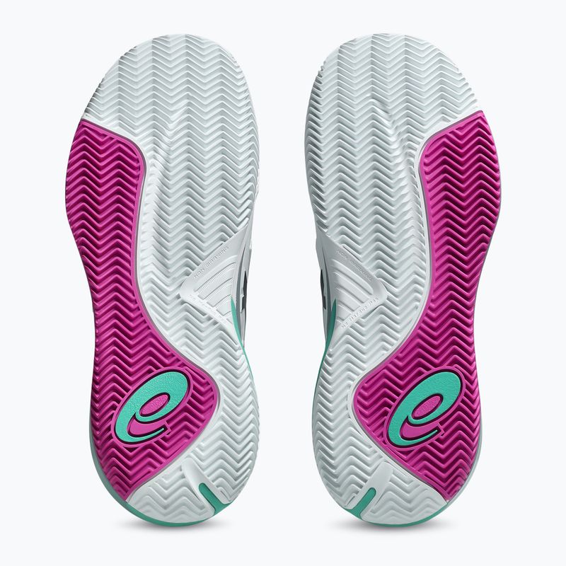 Încălțăminte de tenis pentru bărbați ASICS Gel-Resolution X Clay white/aurora green 14