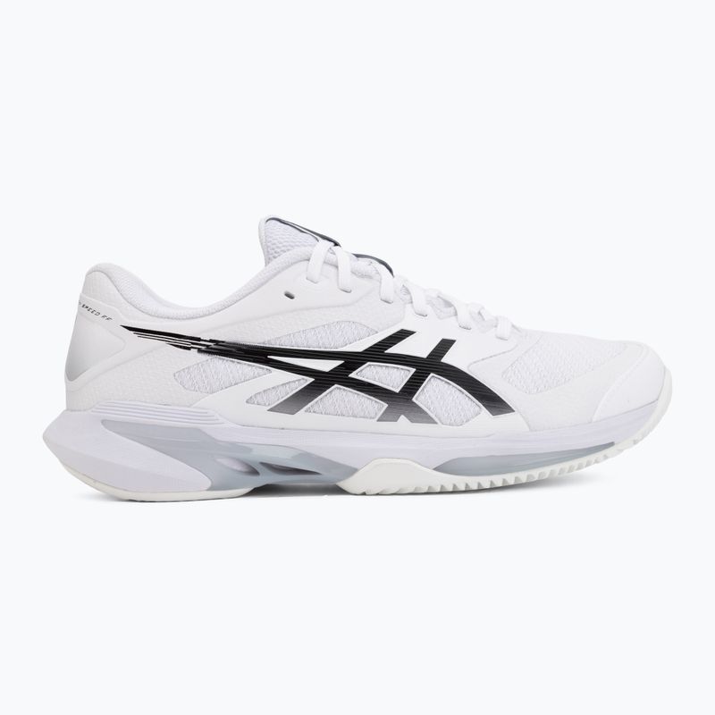 Încălțăminte de tenis pentru bărbați ASICS Solution Speed FF 4 Clay white/black 2