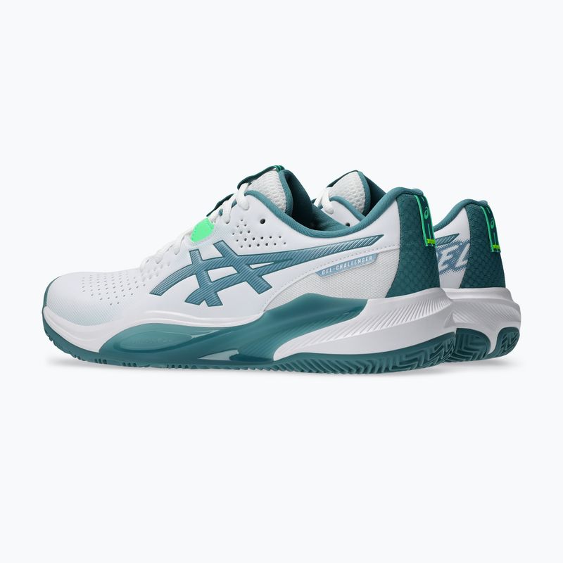 Încălțăminte de padel pentru bărbați Asics Gel-Challenger 15 Padel white/misty pine 4