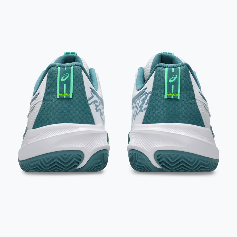 Încălțăminte de padel pentru bărbați Asics Gel-Challenger 15 Padel white/misty pine 5