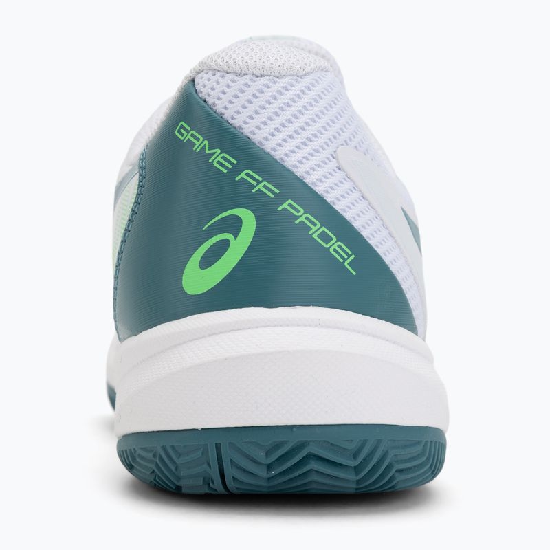 Încălțăminte de padel pentru bărbați Asics Game FF Padel white/misty pine 6