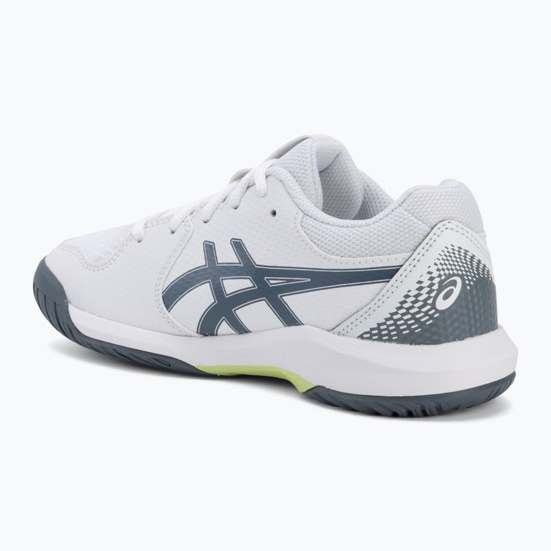 Încălțăminte de tenis pentru femei ASICS Gel-Dedicate 8 GS Jr white/ironclad 3