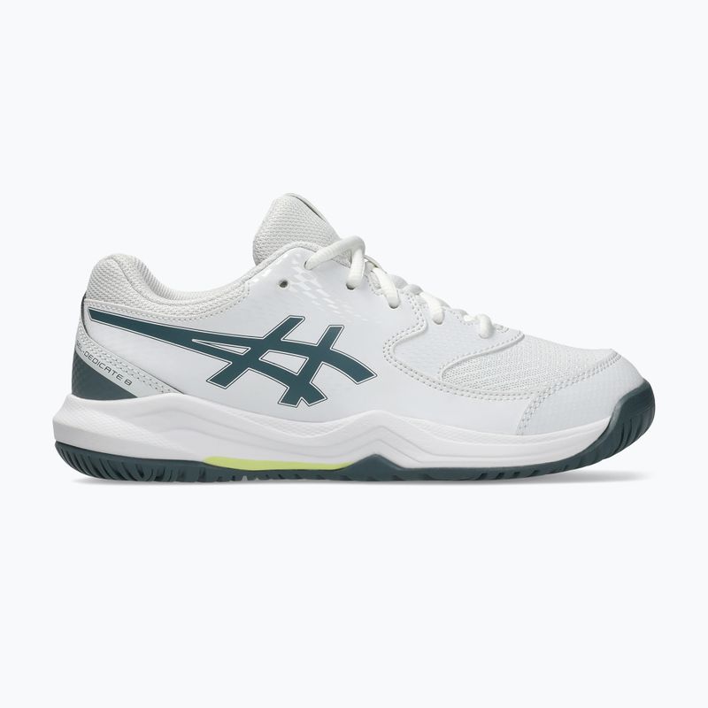 Încălțăminte de tenis pentru femei ASICS Gel-Dedicate 8 GS Jr white/ironclad
