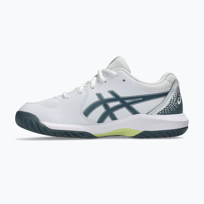 Încălțăminte de tenis pentru femei ASICS Gel-Dedicate 8 GS Jr white/ironclad 2