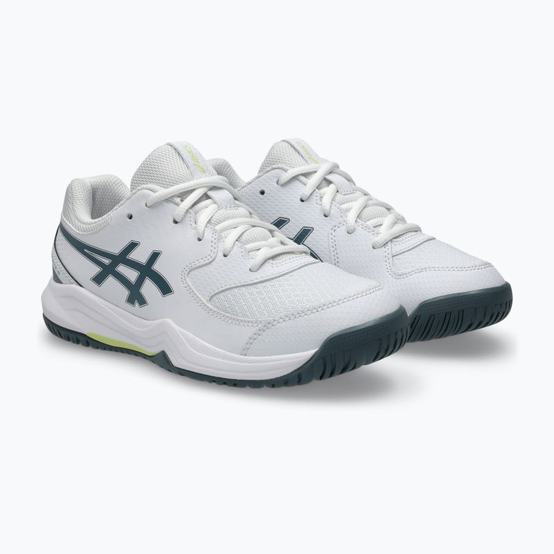 Încălțăminte de tenis pentru femei ASICS Gel-Dedicate 8 GS Jr white/ironclad 3