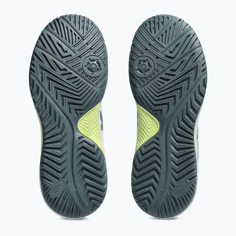 Încălțăminte de tenis pentru femei ASICS Gel-Dedicate 8 GS Jr white/ironclad 7