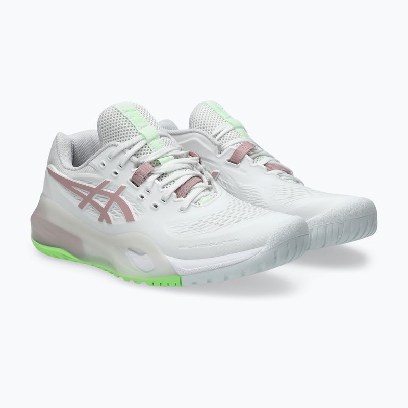 Încălțăminte de tenis pentru femei ASICS Gel-Resolution X W white/morganite 10