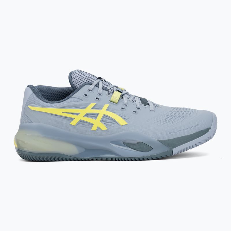 Încălțăminte de tenis pentru bărbați ASICS Gel-Resolution X Clay grey blue/pistachio 2