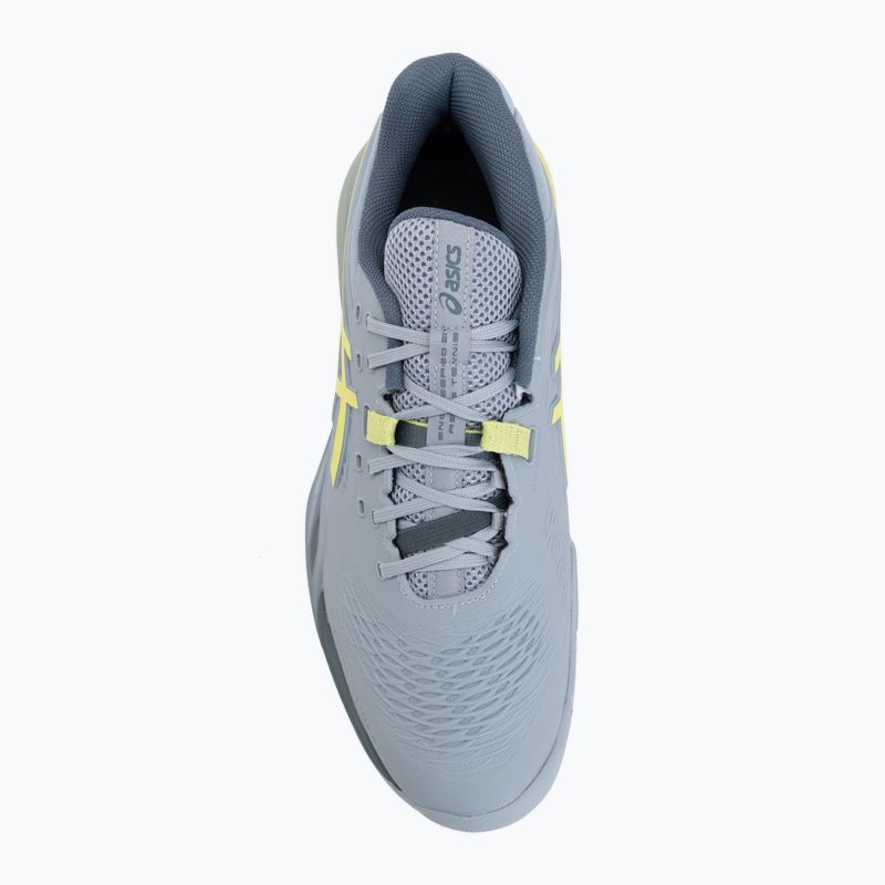 Încălțăminte de tenis pentru bărbați ASICS Gel-Resolution X Clay grey blue/pistachio 5