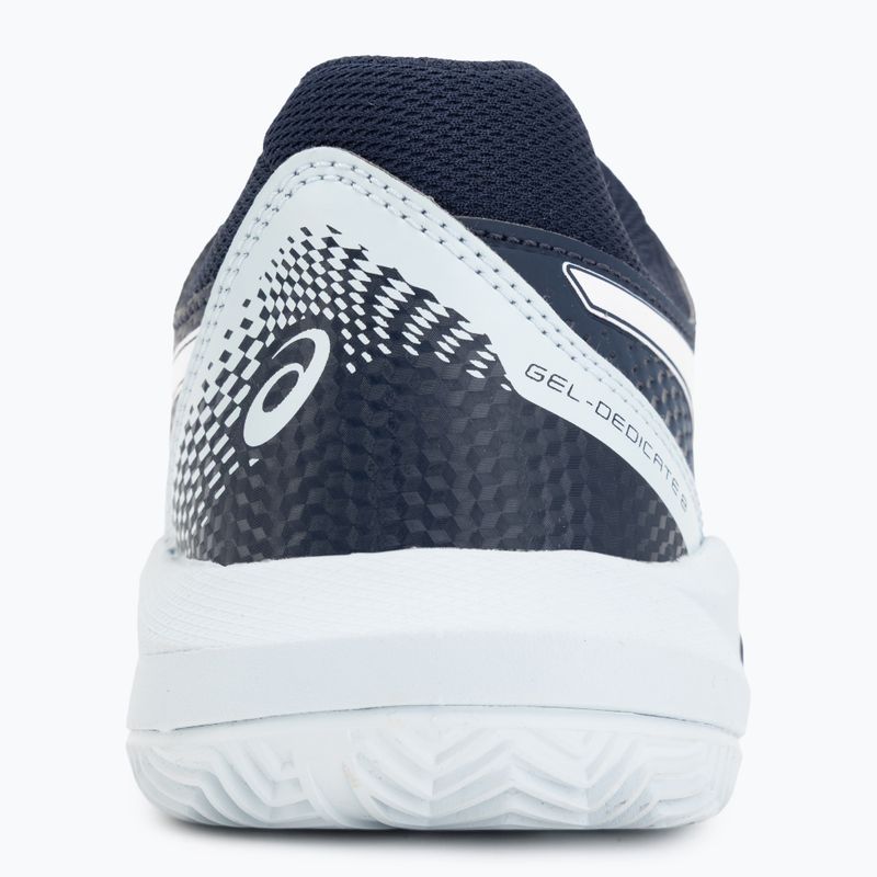 Încălțăminte de tenis pentru femei ASICS Gel-Dedicate 8 Clay W midnight/white 6