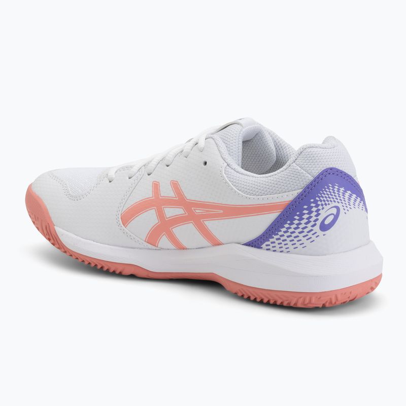 Încălțăminte de padel pentru femei ASICS Gel-Dedicate 8 Padel W white/guava 3