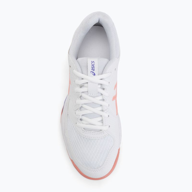 Încălțăminte de padel pentru femei ASICS Gel-Dedicate 8 Padel W white/guava 5