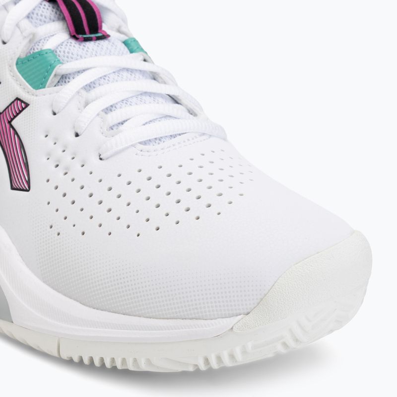Încălțăminte de tenis pentru bărbați ASICS Gel-Challenger Clay 15 white/digital sakura 7