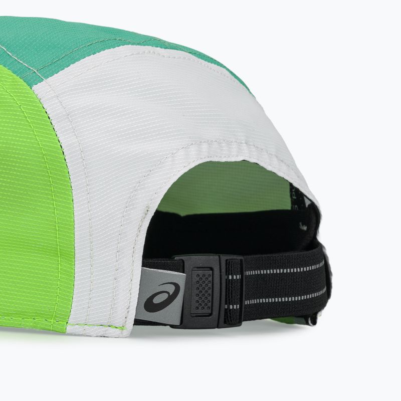 Șapcă ASICS Performance Running 5 panel aurora green/cream 4