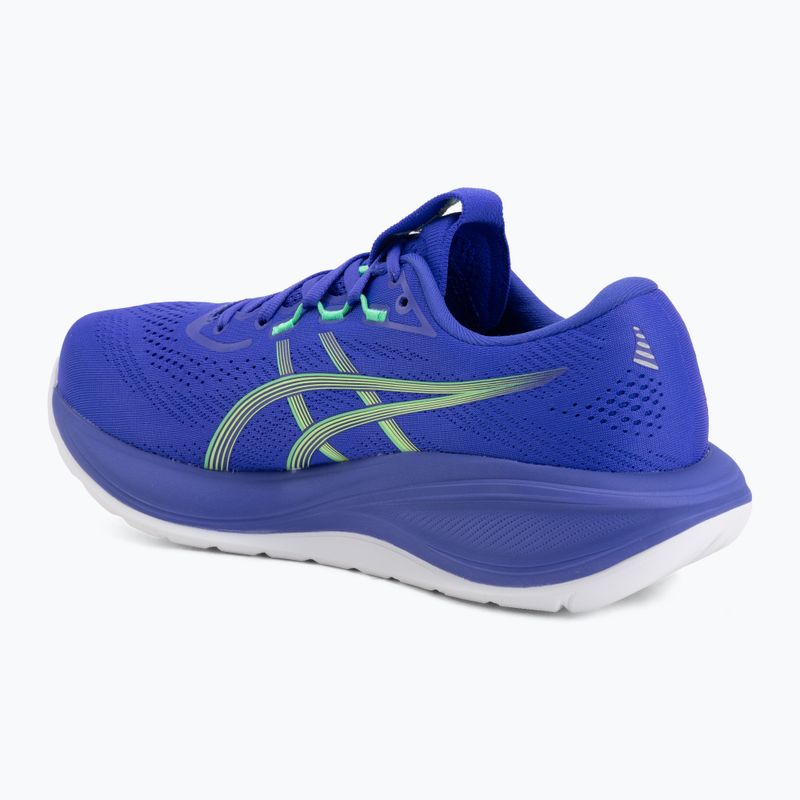 Încălțăminte de alergare pentru bărbați ASICS Gel-Cumulus 28 cobalt burst/illuminate green 3